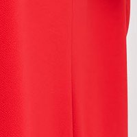 Piros bő szabású rövid krepp ruha - StarShinerS