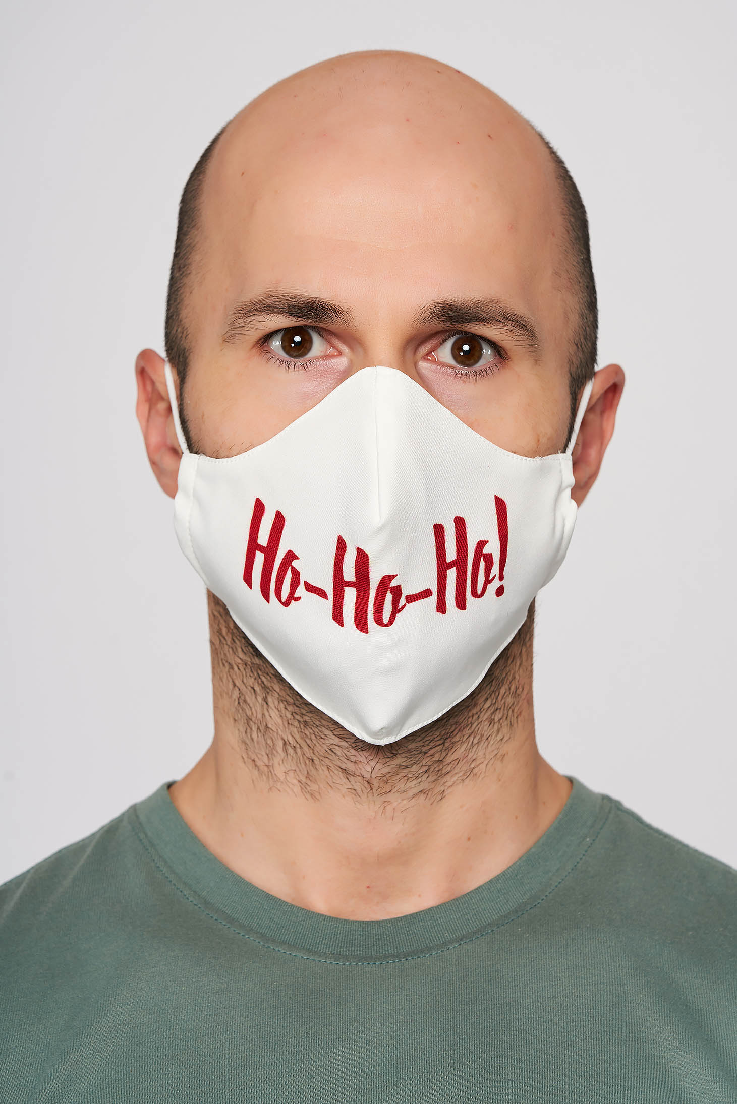 Masca texila pentru barbati StarShinerS alba