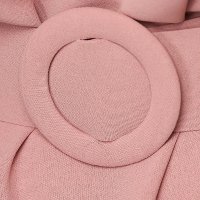 Púder rózsaszínű elegáns rövid harang ruha bővülő ujjakkal