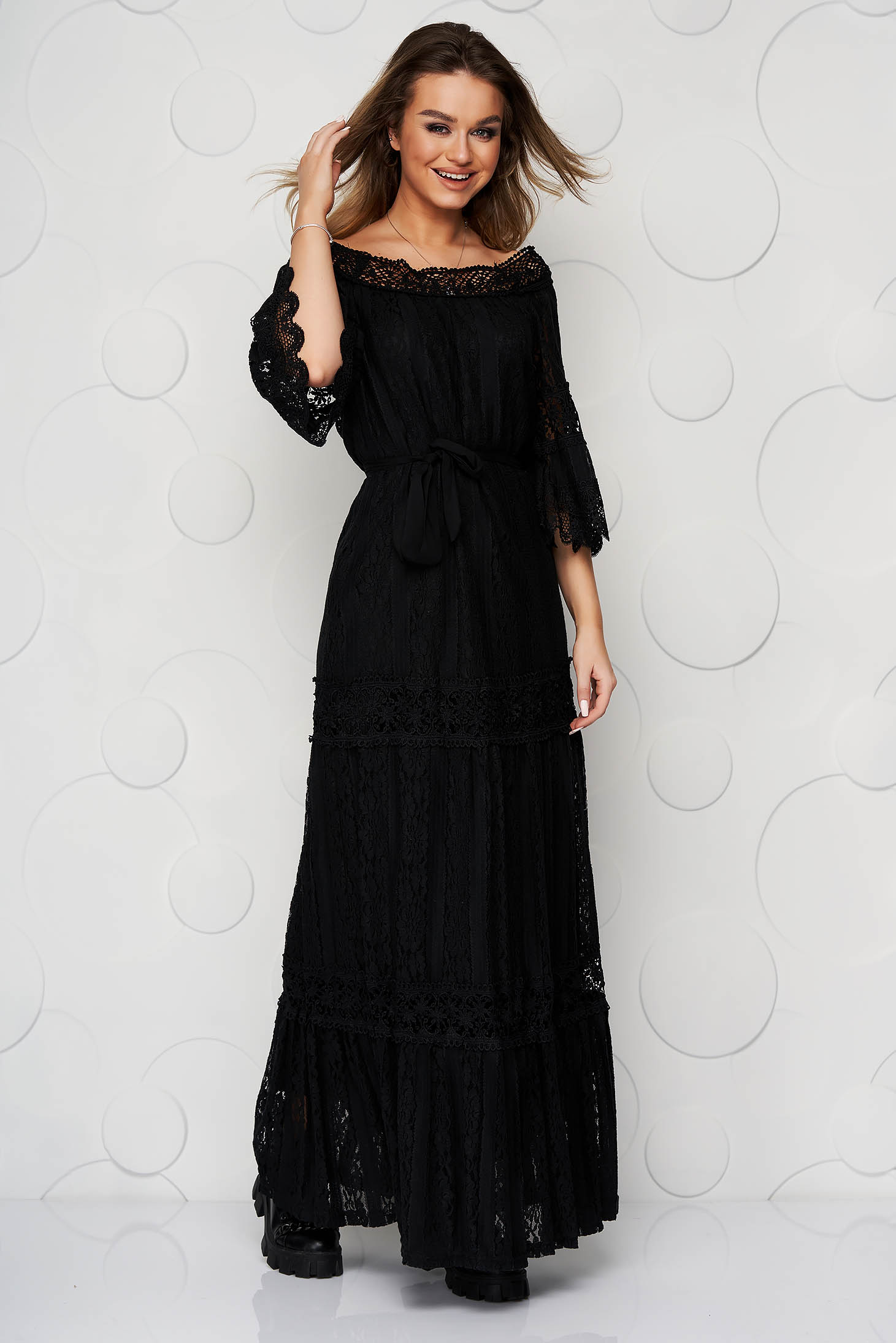 beaded fringe dress long Primavera Couture 3906 Long Fitted Beaded Fringe Sequin Prom Dress One Shoulder Slit Formal Gown 00 / Lilac main image 1