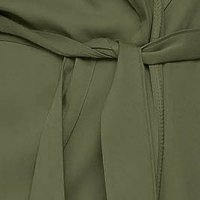 Vesta SunShine khaki casual din material neelastic accesorizata cu cordon