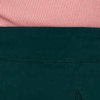 Darkgreen casual cloche skirt slightly elastic fabric medium waist