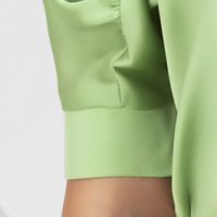 Világos zöld elegáns női ing szaténból