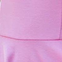 Púder rózsaszínű StarShinerS rövid harang ruha enyhén rugalmas anyagból kivágott hátrésszel