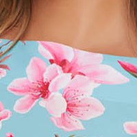 - StarShinerS ruha rövid virágmintás egyenes rugalmas anyagból
