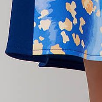 Rochie din crep cu croi larg si imprimeu digital - StarShinerS