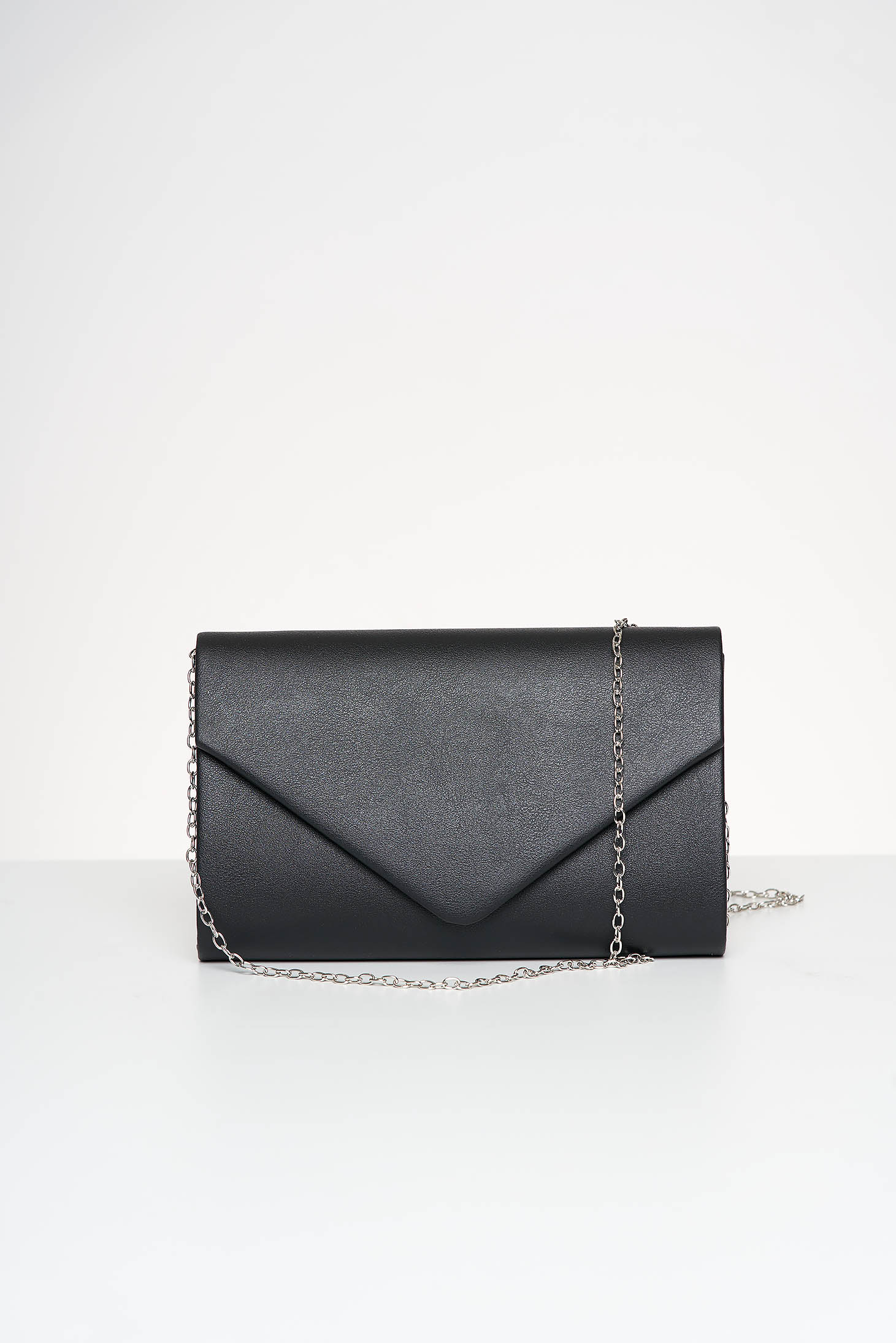 Black bag occasional from ecological leather