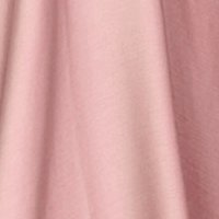 Light Pink Veil Dress Wrapped in Flare with Elastic Waistband - PrettyGirl