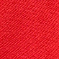 Piros StarShinerS alkalmi midi ceruza ruha szatén anyagból virágos hímzéssel