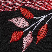 Piros - StarShinerS ruha muszlin ujjakkal ceruza szövetből