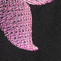 Fukszia - StarShinerS ruha muszlin ujjakkal ceruza szövetből