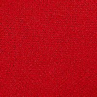 Irodai piros midi ceruza ruha vékony rugalmas anyagból háromnegyedes ujjakkal