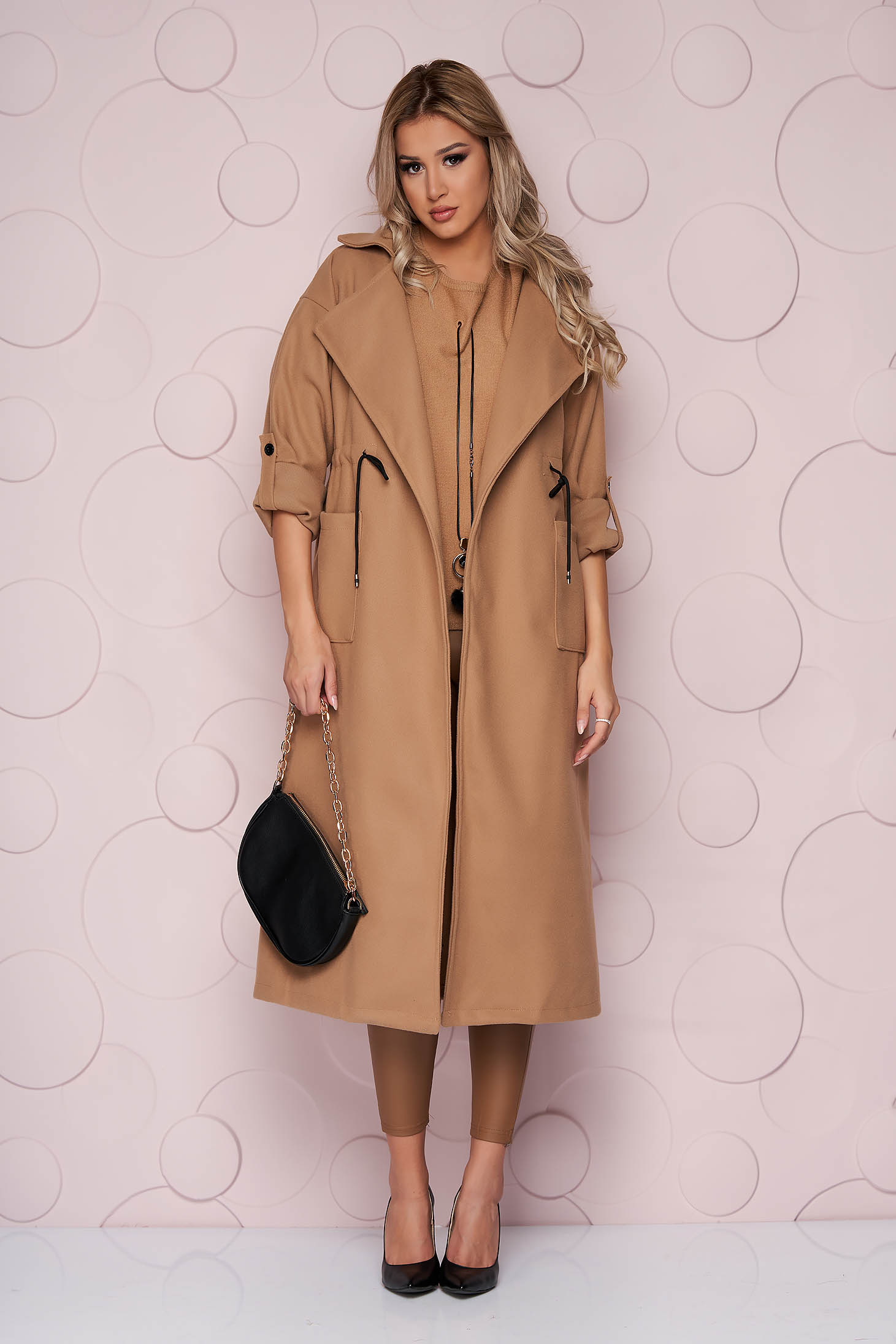 long thick trench coat