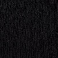 Pulover SunShine negru cu un croi mulat din material tricotat reiat si fin la atingere accesorizat cu nasturi