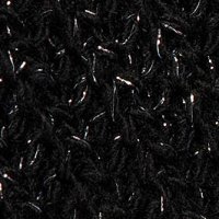 Pulover SunShine negru din material tricotat cu fir stralucitor accesorizat cu lant metalic