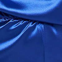 Kék egyenes StarShinerS pizsama szaténból