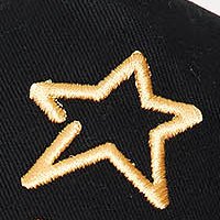 StarShinerS Women's Black Cap with Custom Embroidery