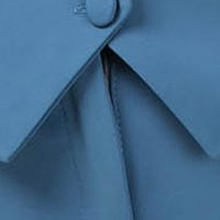 Vesta din stofa elastica albastra cu decolteu in v - PrettyGirl