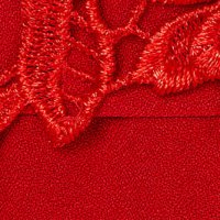 - StarShinerS red dress midi cloche with elastic waist crepe