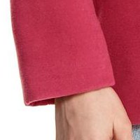 Pink coat elastic cloth tented with inside lining