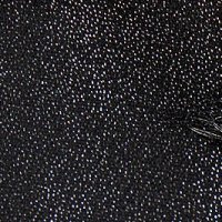 Fekete StarShinerS midi alkalmi aszimetrikus harang ruha szaténból virágos hímzéssel