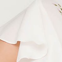 Bluza dama din voal asimetrica cu croi larg si imprimeu digital - StarShinerS