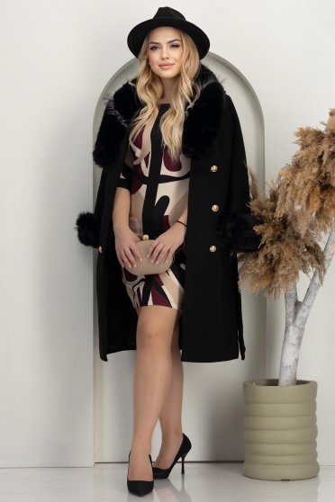 Outfit - šaty, dámský kabát