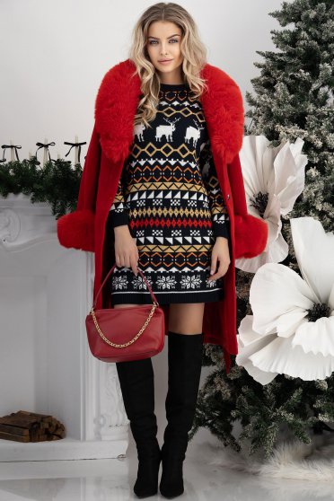 Outfit - šaty, dámský kabát