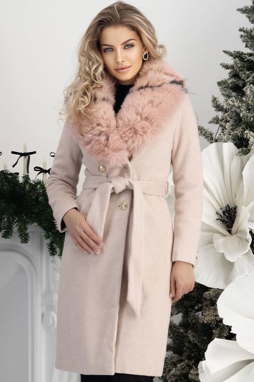 Outfit - dámský kabát, dámské kalhoty , dámská halenka