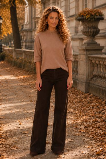 Outfit - dámská halenka, dámské džíny