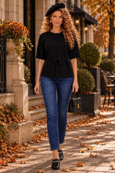 Outfit - dámská halenka, dámské džíny