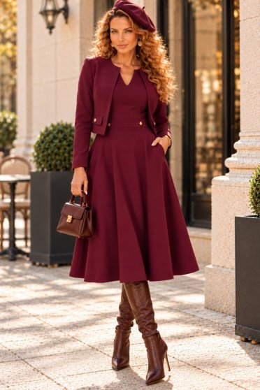 Outfit - haljina, ženska jakna
