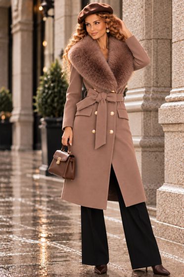 Outfit - dámský kabát, dámské kalhoty , dámská halenka